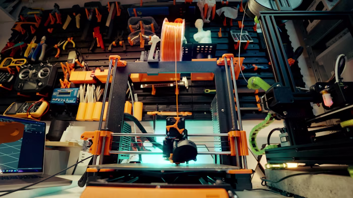 3D-printer in actie
